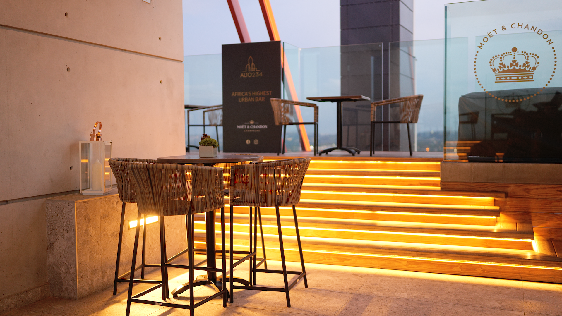 Dining at Alto Bar