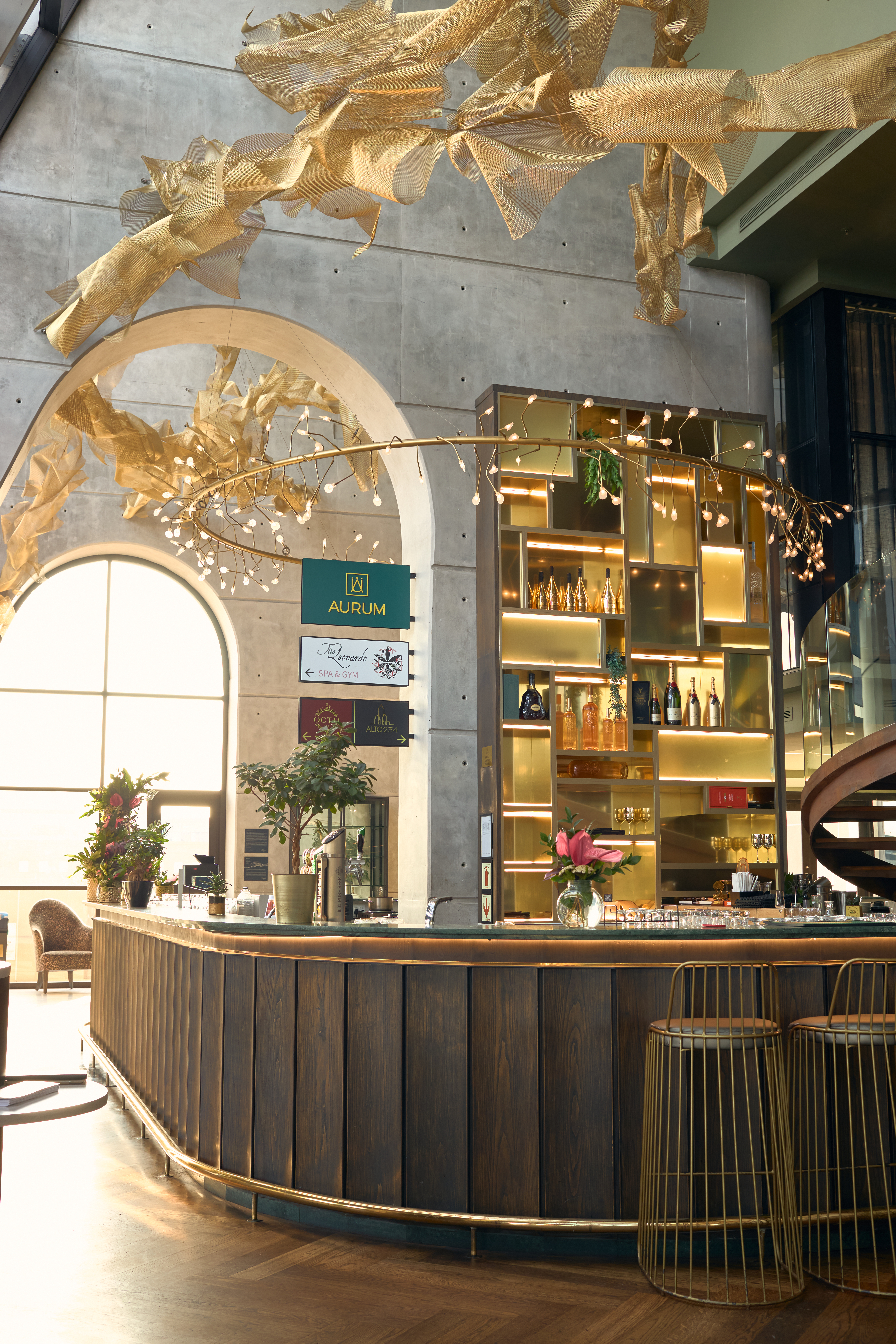 The Aurum dining room